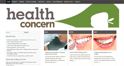 Desktop Screenshot of health-concerns.org