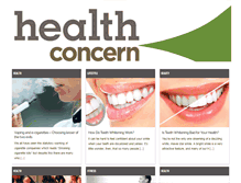 Tablet Screenshot of health-concerns.org